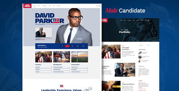 Vox Populi - Political Party & Candidate WordPress Theme