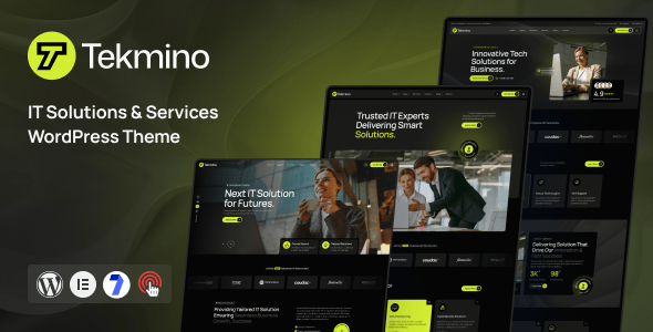 Tekmino - IT Solutions & Services WordPress Theme