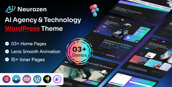 Neurozen | AI Agency & Technology WordPress Theme