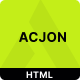 Acjon – Digital Agency & Creative Portfolio HTML Template - ThemeForest Item for Sale